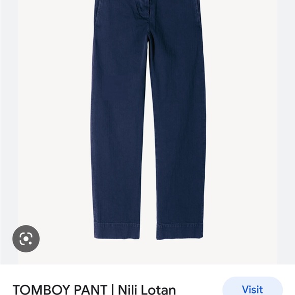 Nili lotan tomboy pant blue - Picture 3 of 8
